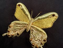 Goldwork embroidery, in english